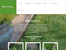 Tablet Screenshot of epicplastics.com